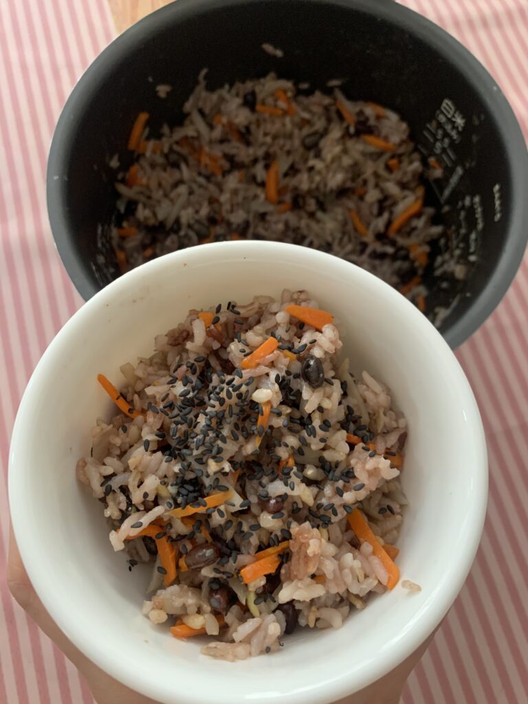 rice cooker_bean rice (cook)